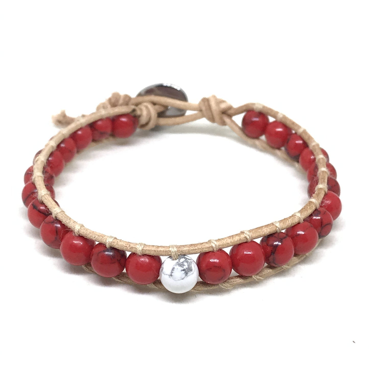 red couples bracelet