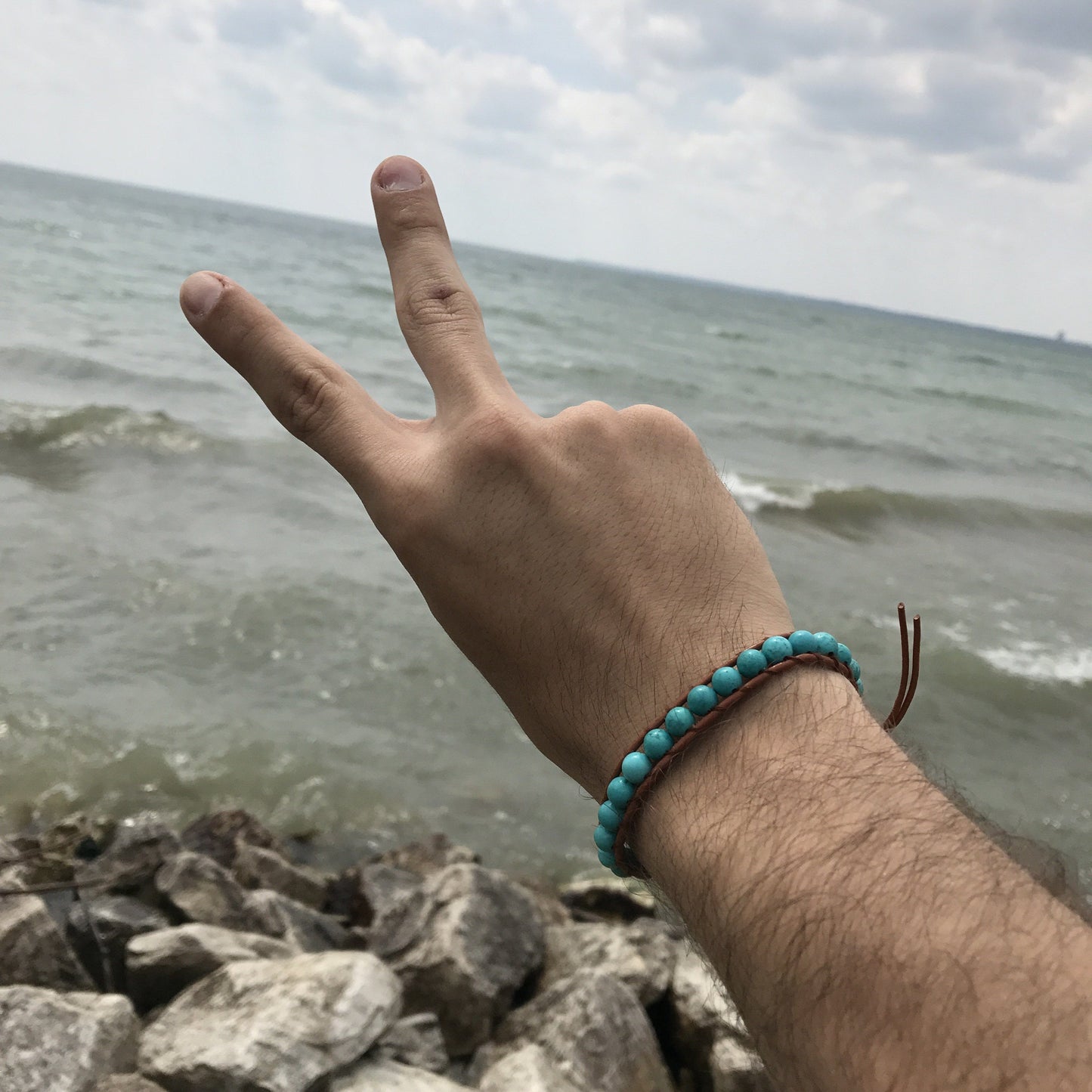 blue skies bracelets