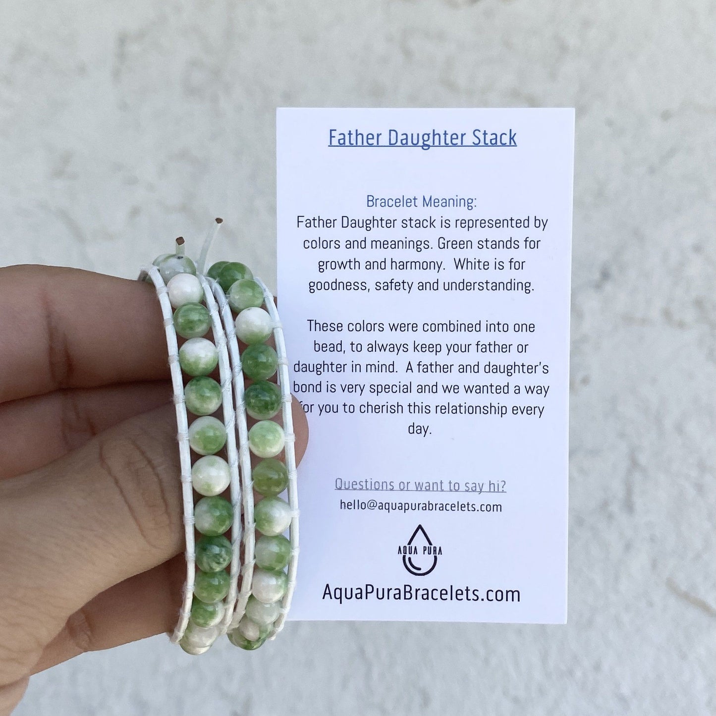 father daughter bracelets