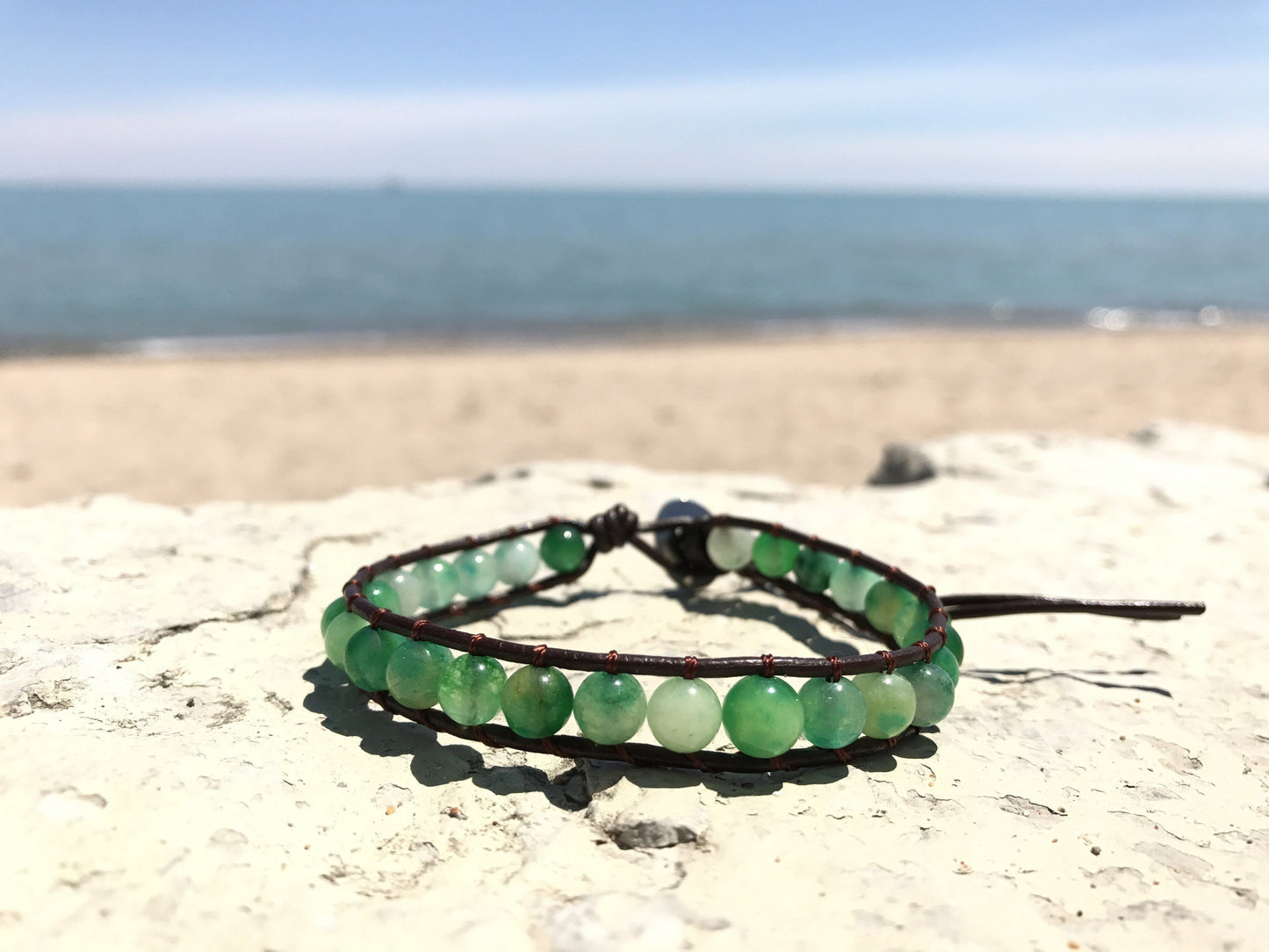 vibrant green bracelet